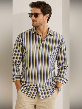 Ralph Lauren XL Striped Cotton Shirt